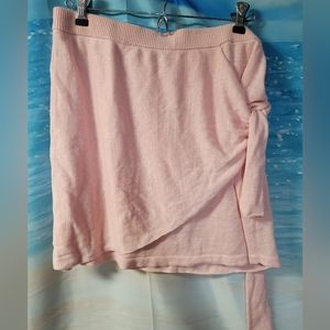 L*Space pink Vagabond Wrap Mini‎ Skirt NWOT Size XXL